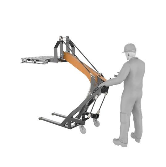 Battery-powered stacker