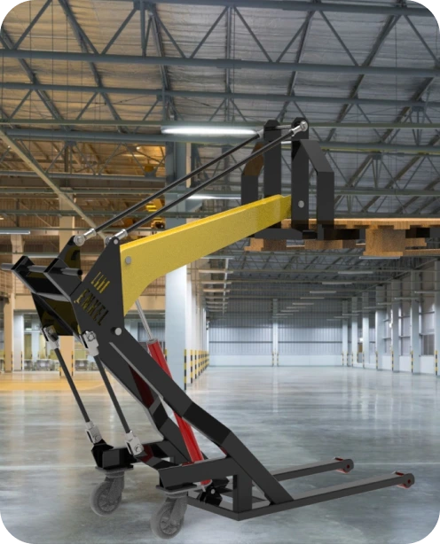 Battery-powered stacker