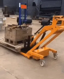 Battery-powered stacker