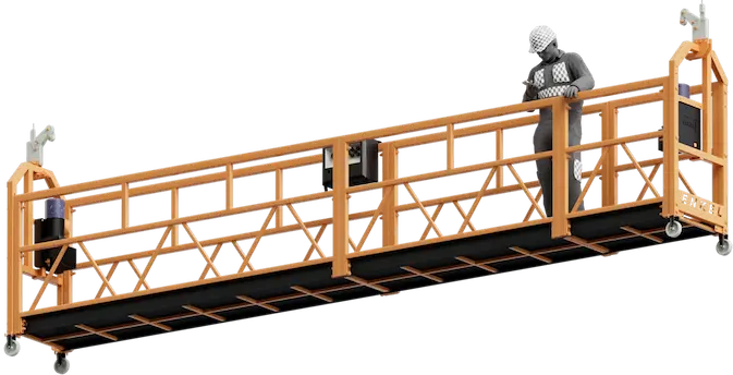 Suspended scaffolding. Swing stage.