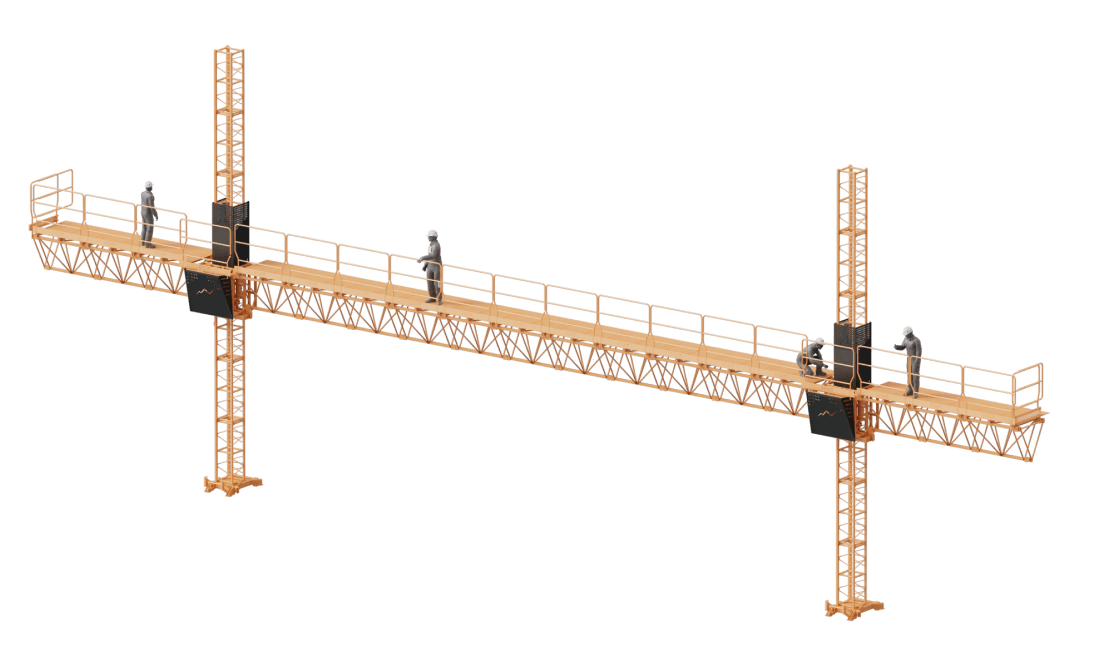double mast climbers