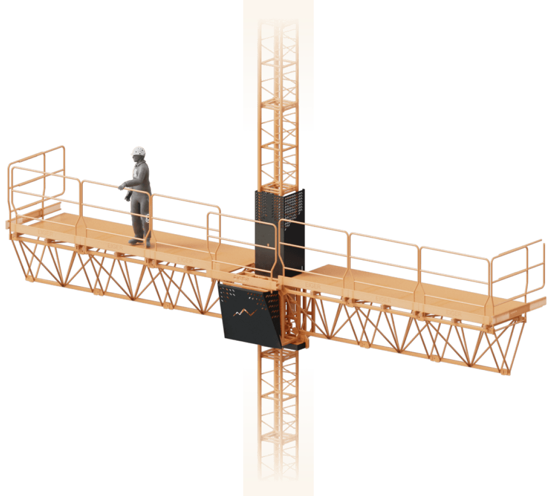 single mast climbers